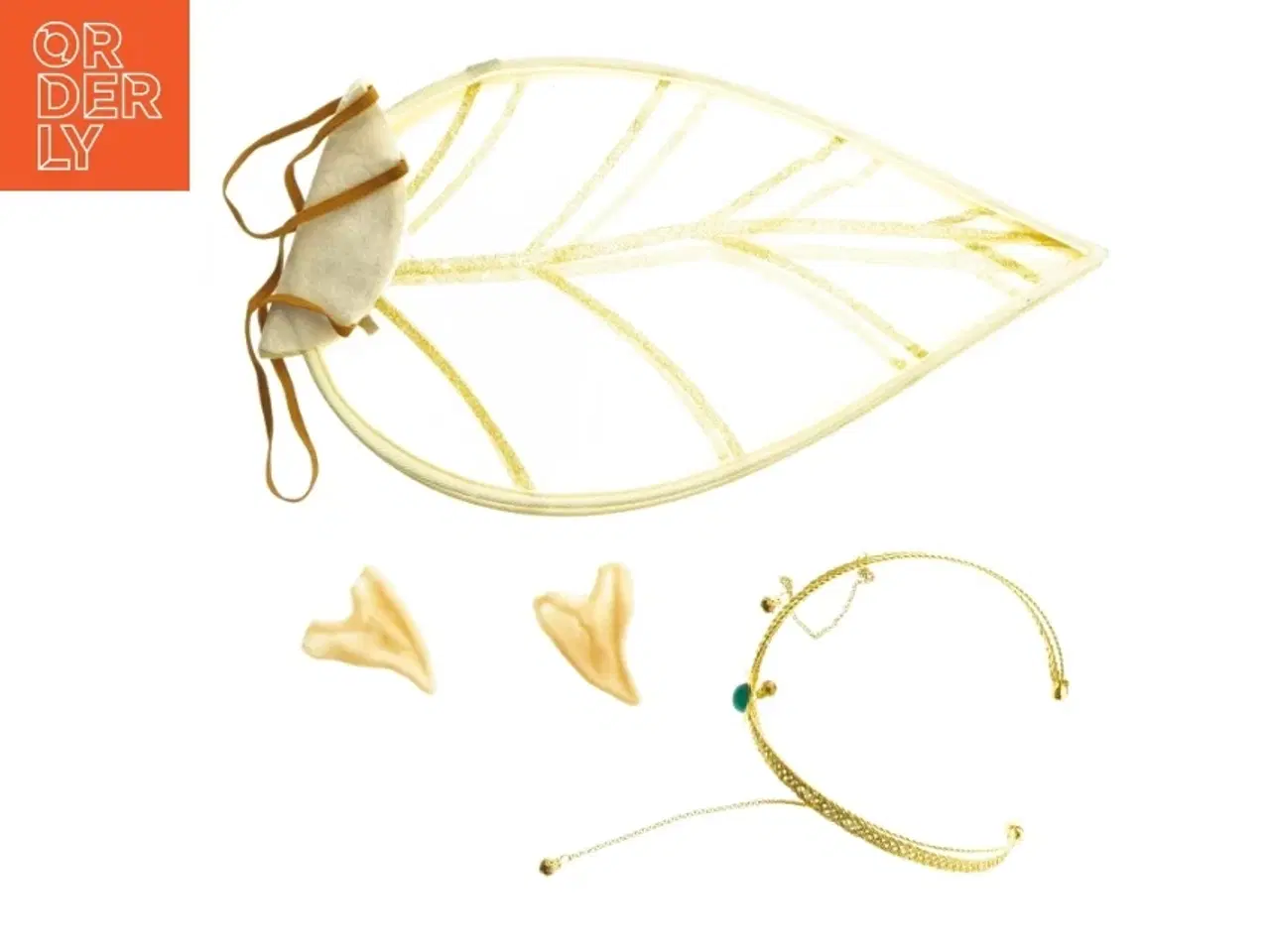 Billede 1 - Alfevinger, ører og tilbehør (str. 37 cm)