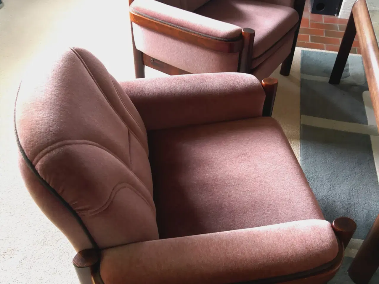 Billede 4 - Sofagruppe med sofa, stole, bord