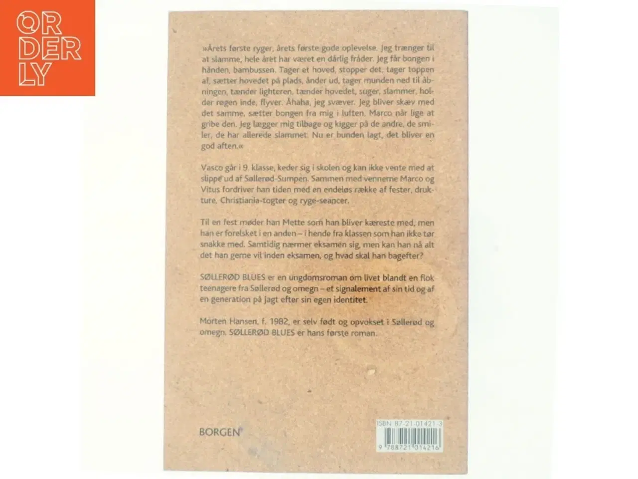 Billede 3 - Søllerød blues : roman af Morten Hansen (f. 1982) (Bog)