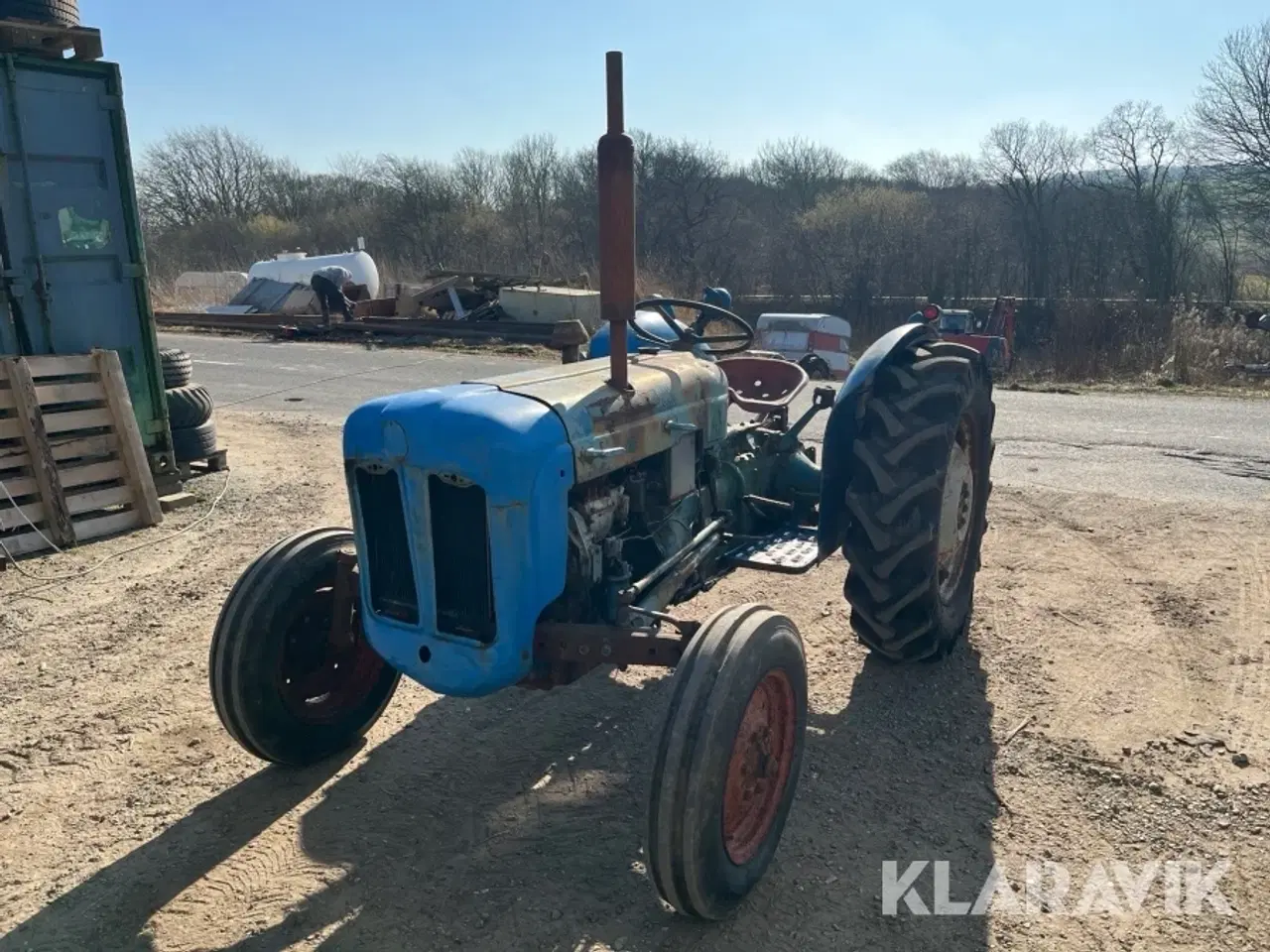 Billede 1 - Veterantraktor Fordson Dexta Diesel med brakpudser