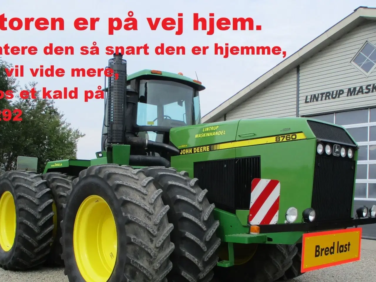 Billede 3 - John Deere 6170R AutoPower, med frontlift og stor hjul montering.