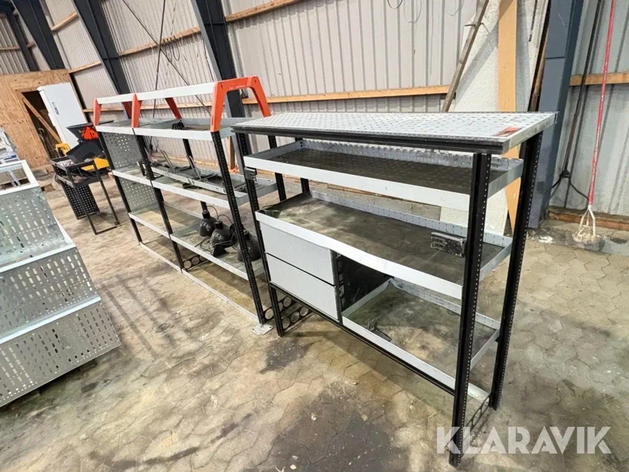 Billede 3 - Bil inventar / reoler Work system