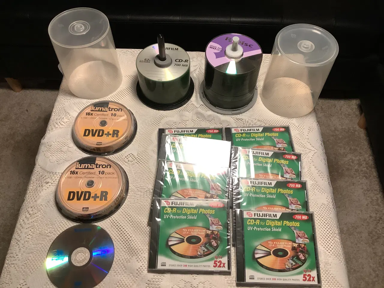 Billede 2 - CD-R 140 stk + 20 DVD+R og 8 photoDisc CD-R 