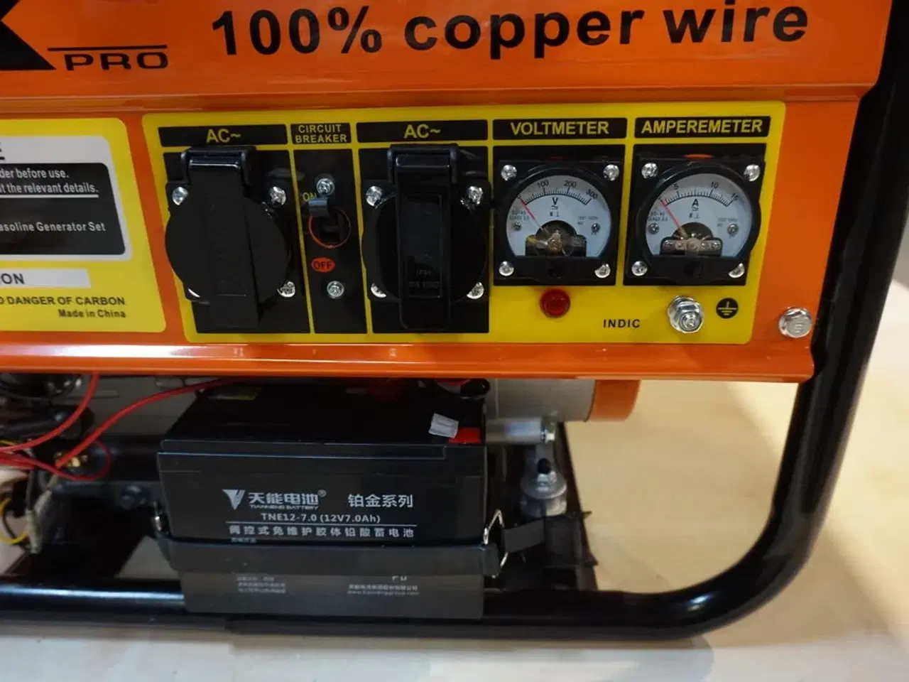 Billede 2 - ComaX Pro Benzin generator WIN6800CE