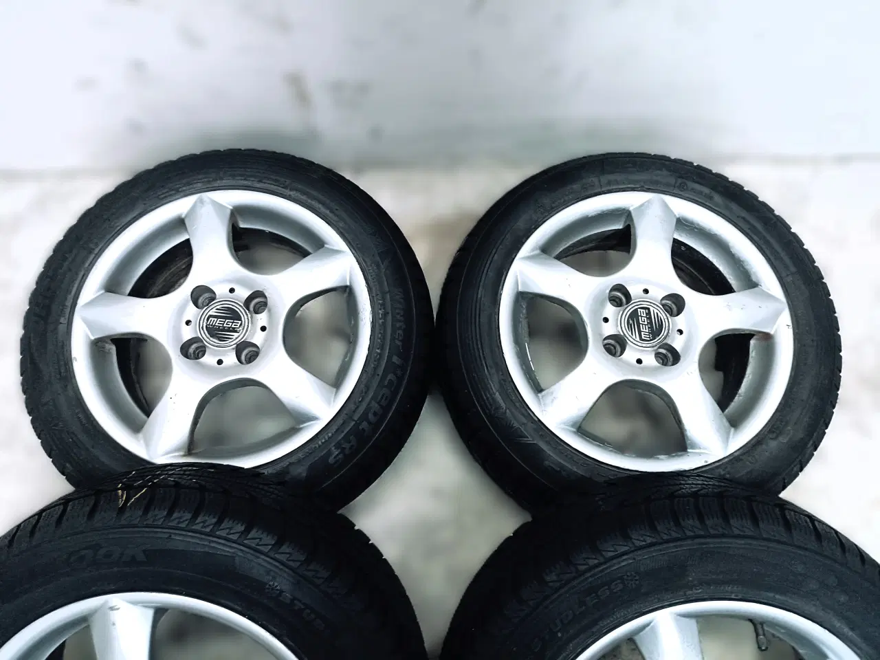 Billede 4 - 4x100 14" ET35 nav 73ø Megawheels vintersæt