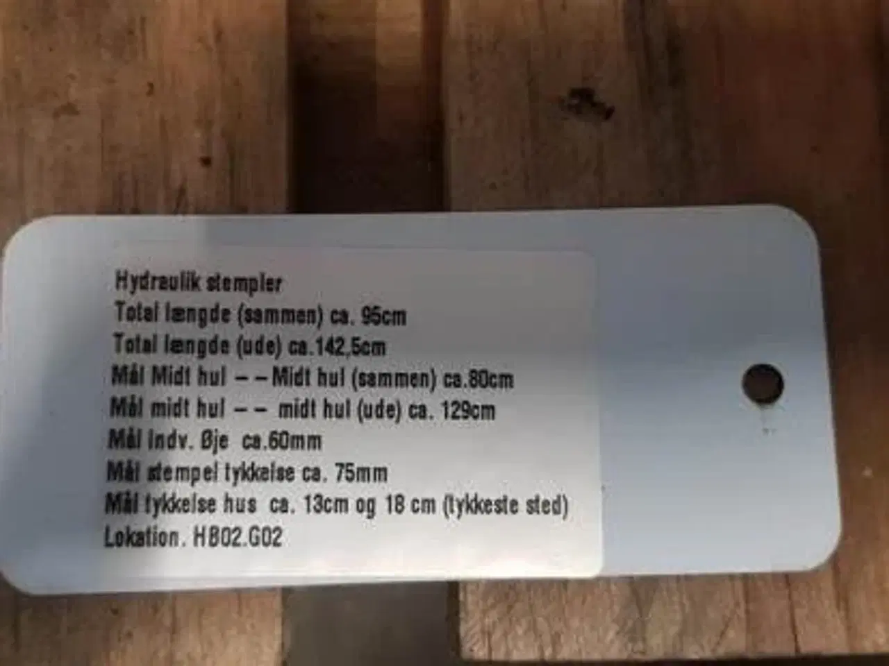 Billede 2 -   Hydraulik stempler