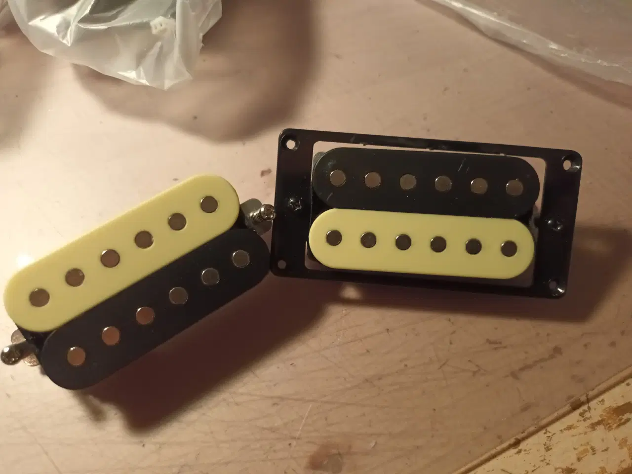 Billede 1 - Guitar. Zebra Neck/Bridge pickup sæt.  No Name.