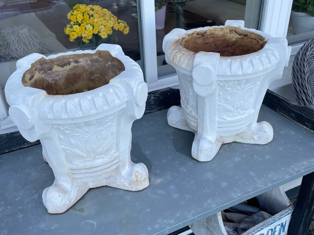 Billede 1 - Havekrukker dekorative hvide