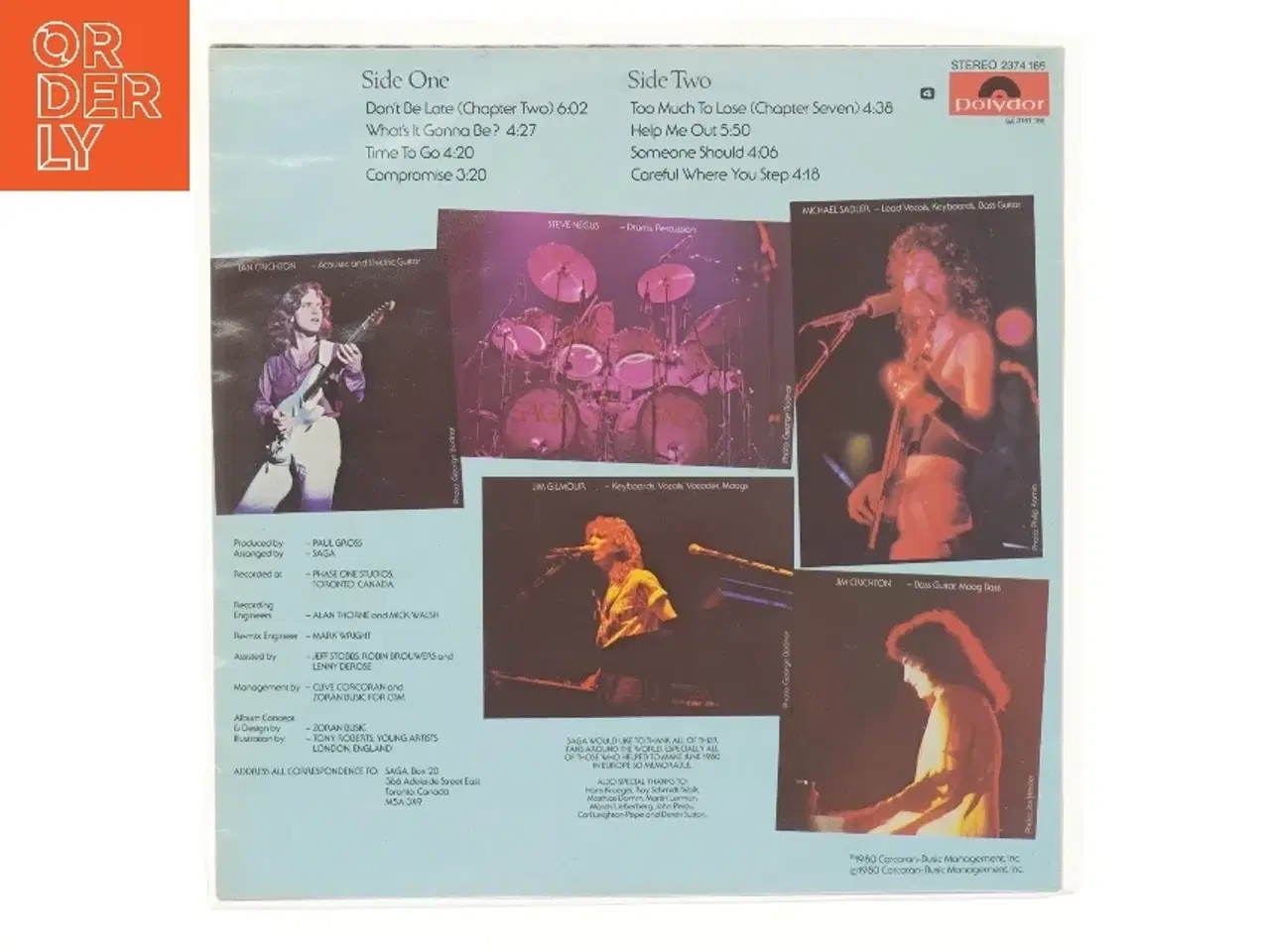 Billede 2 - Saga - Silent Knight LP fra Polydor