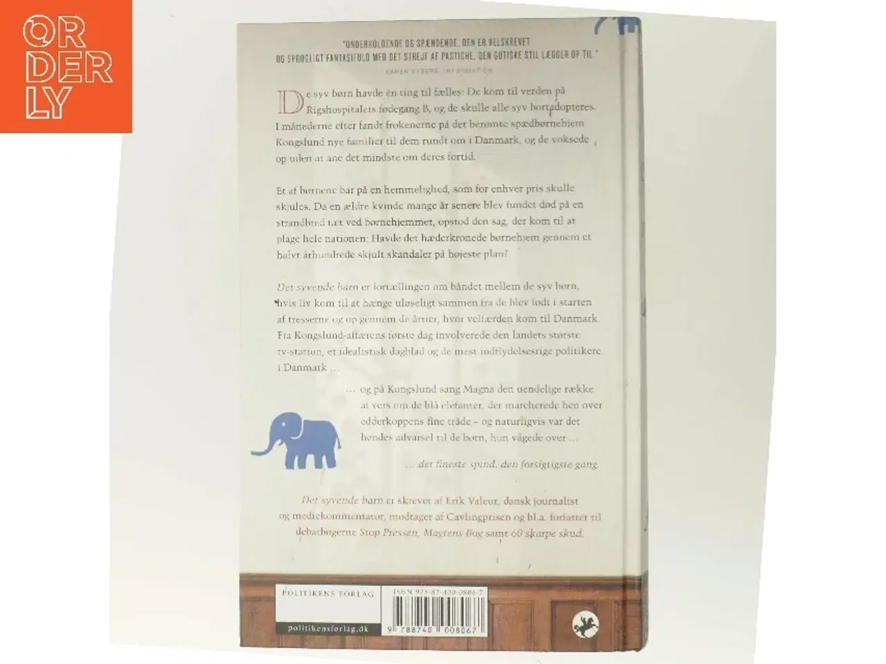 Billede 3 - Det syvende barn af Erik Valeur (Bog)