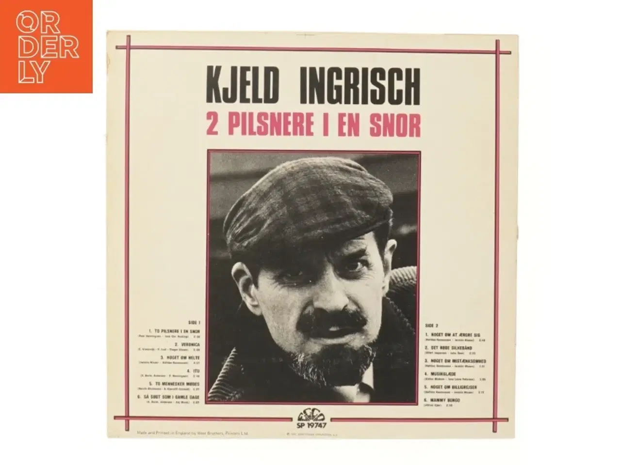 Billede 3 - Vinylplade Kjeld Ingrisch