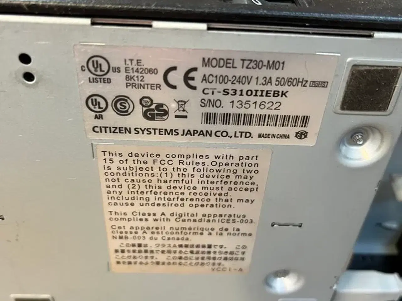 Billede 3 - Betalingsterminal, Stregkodescanner, 2 Printere + Ruller, 5G Router