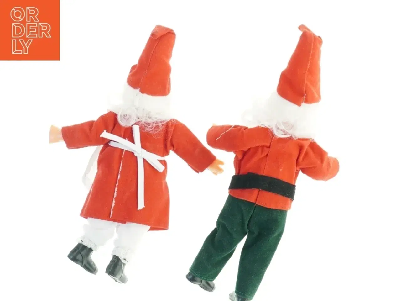 Billede 2 - Julemand og kone figurer (str. 25x18 cm)
