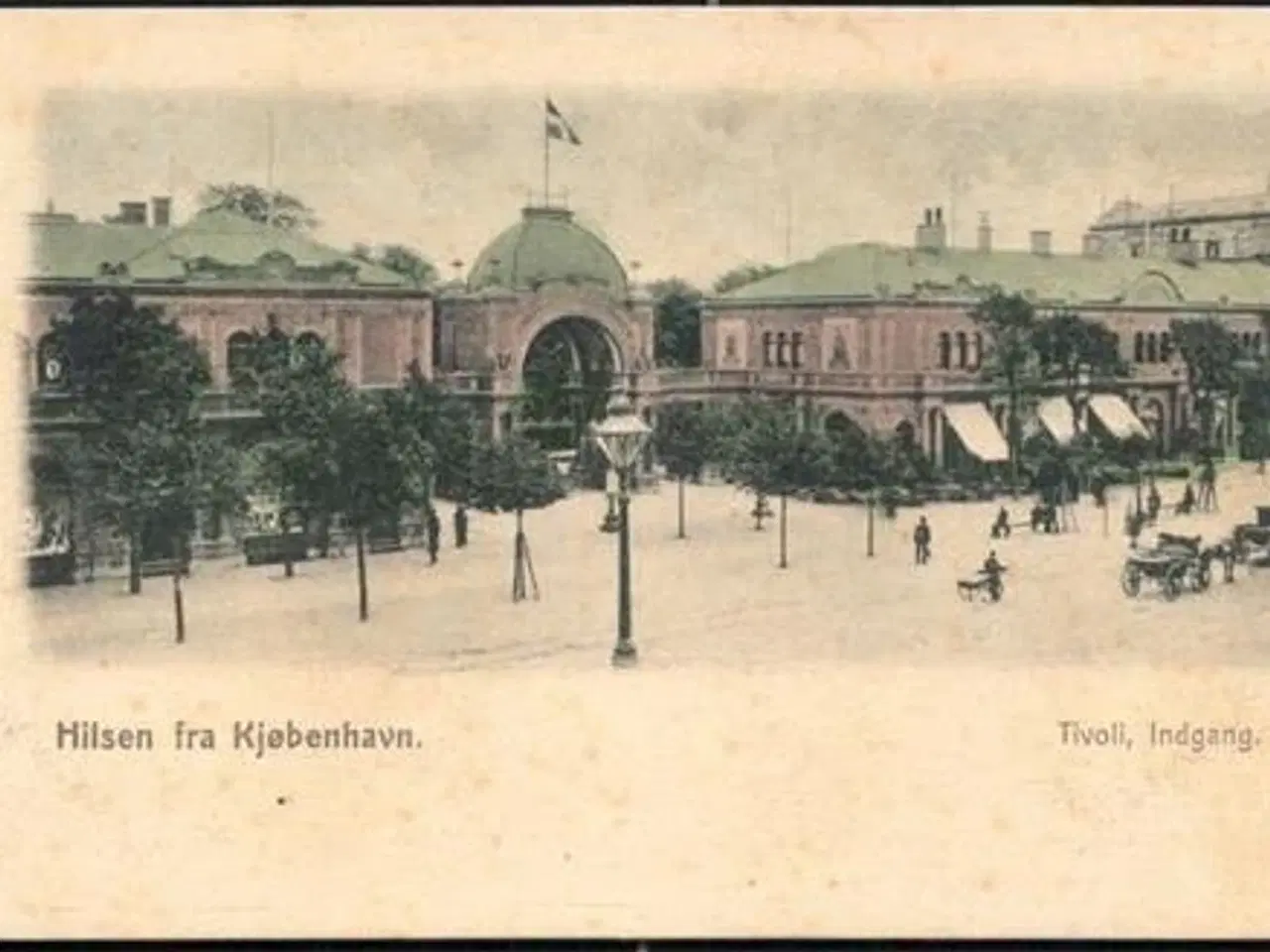 Billede 1 - Hilsen fra København -Tivolis Indgang - F.M. & Co
