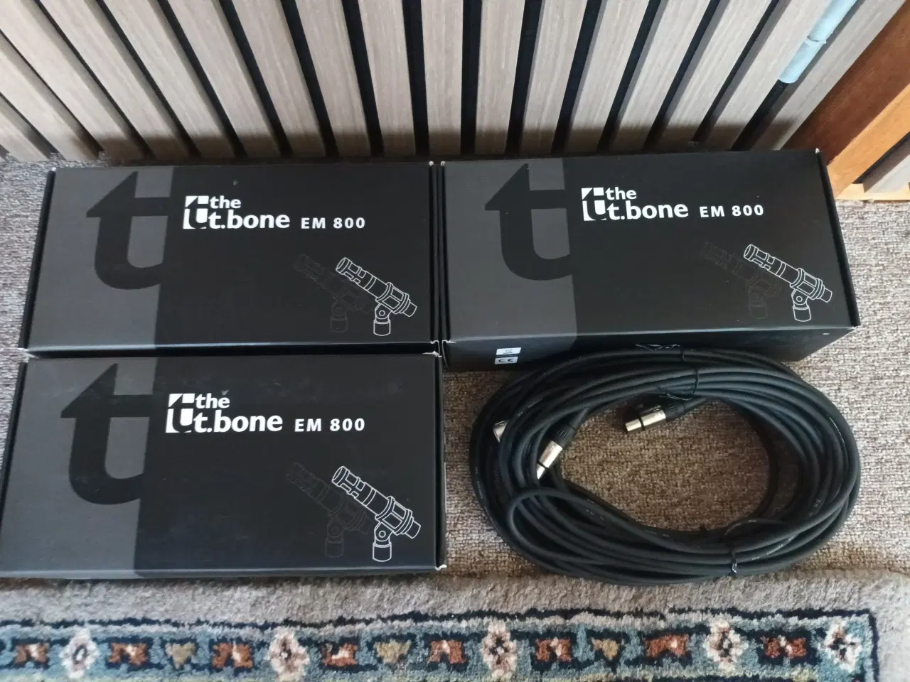 Billede 3 - 3 x the t.bone EM 800 Kondensator mikrofon + Kabel