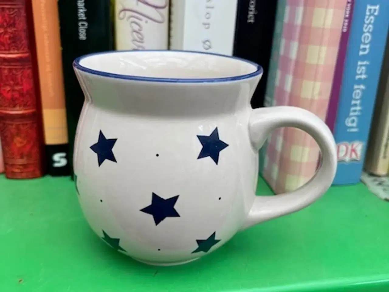 Billede 3 - Stort, håndlavet krus 40 cl – Polsk keramik med st