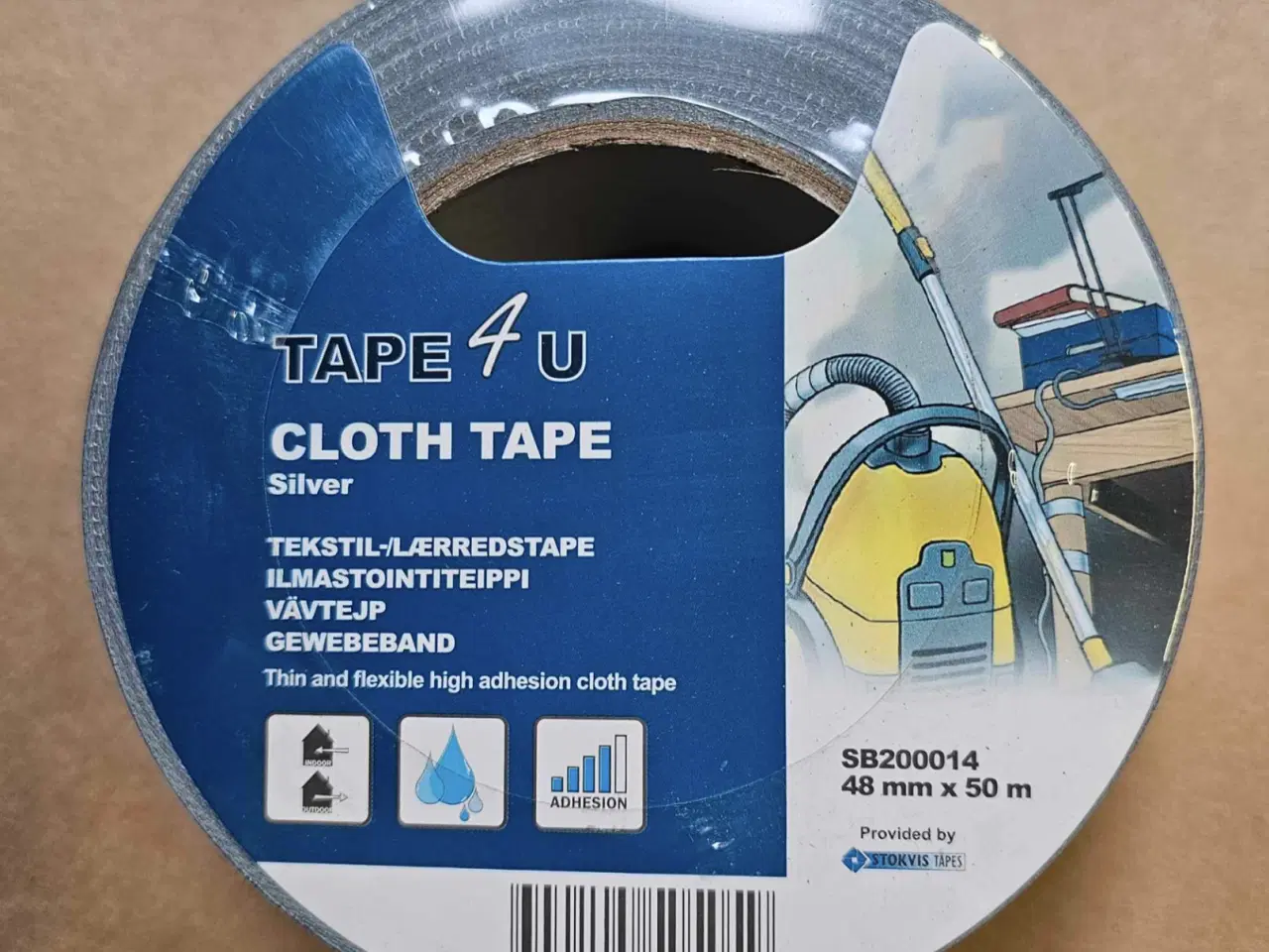 Billede 2 - Stokvis Lærredstape rulle 50 m