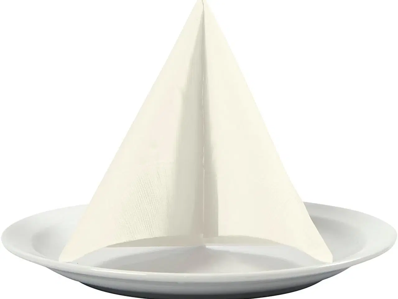 Billede 1 - Servietter, hvid bagside, str. 33x33 cm, råhvid, 20 stk./ 1 pk.