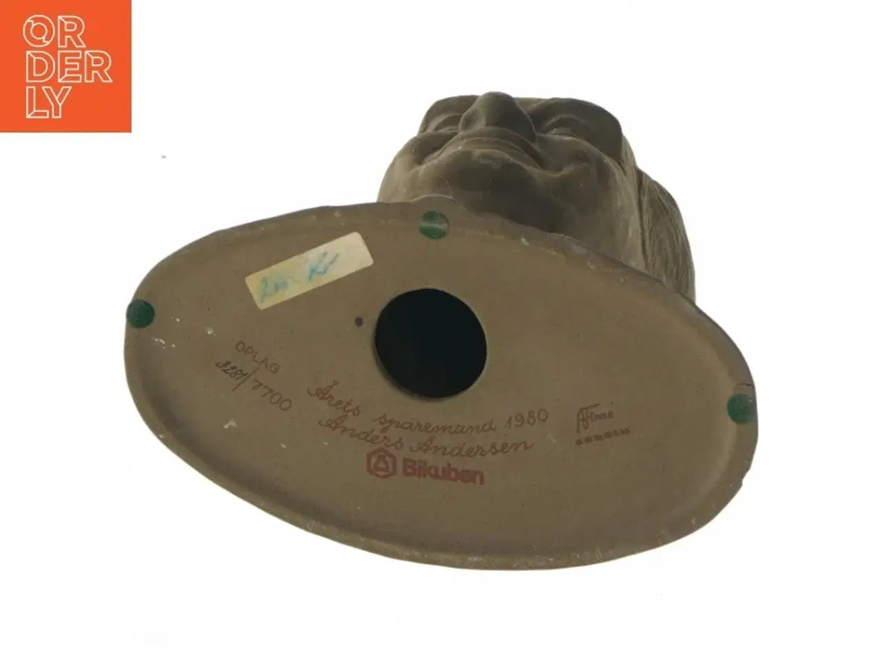 Billede 5 - Sparbøsse i form af hoved fra Bikuben (str. 18x21 cm)