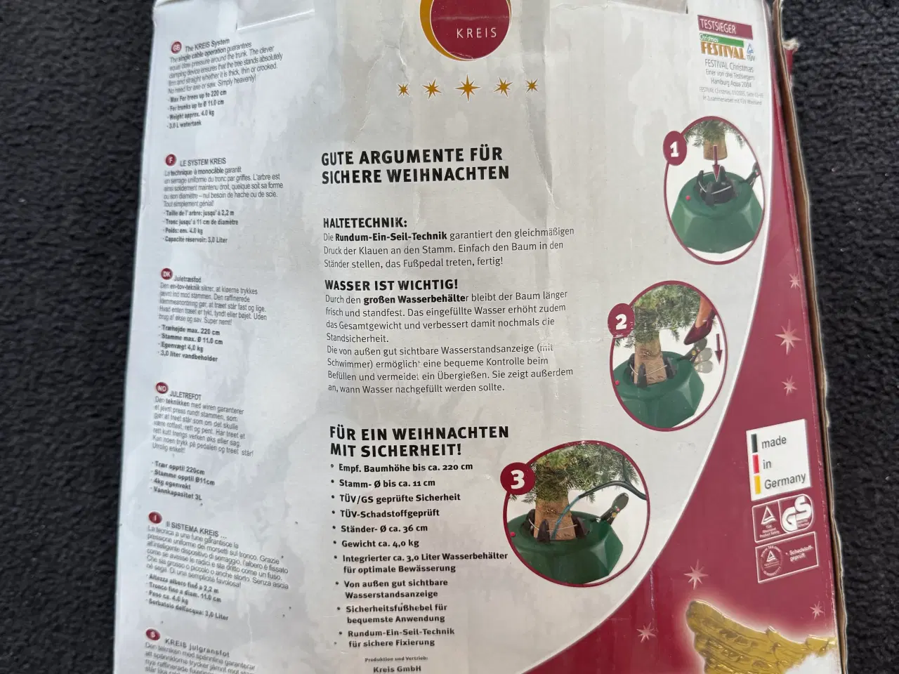 Billede 6 - Selvjusterende juletræsfod