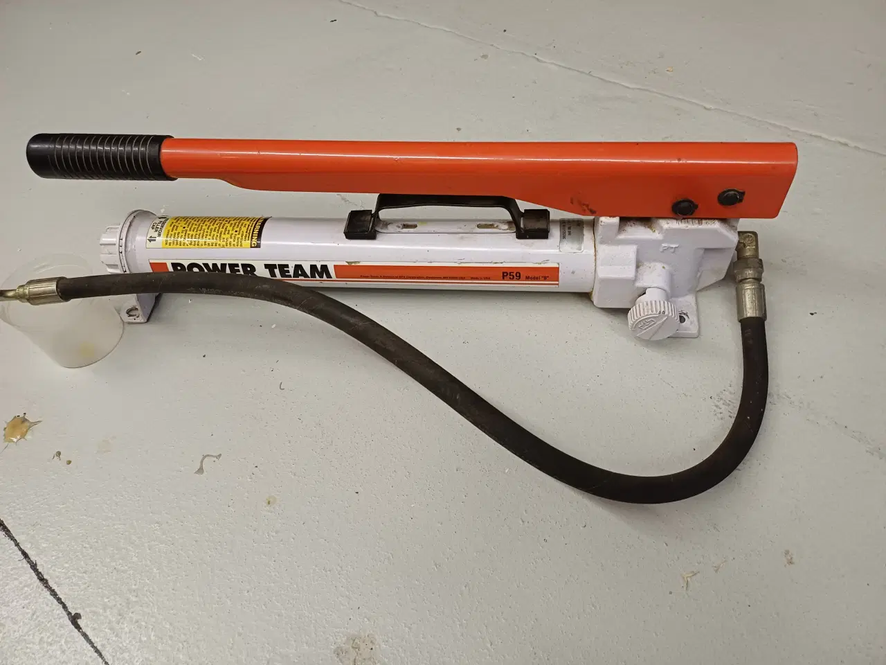 Billede 4 - Hydraulisk håndpumpe, Power Team P59 model B