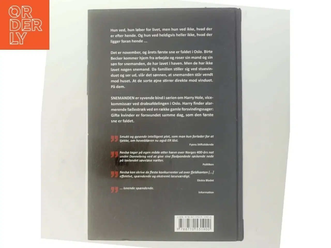 Billede 3 - Snemanden af Jo Nesbø (Bog)