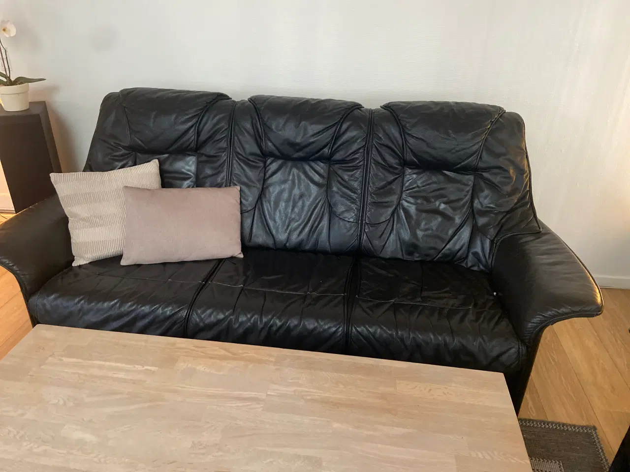 Billede 4 - Læder Sofa 3+2