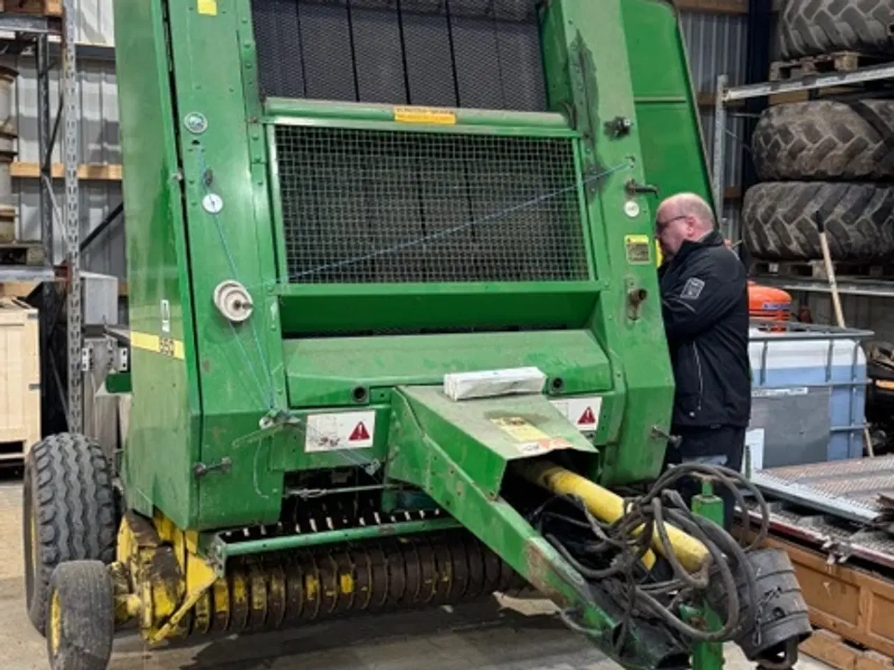 Billede 2 - John Deere 550 Rundballe presser