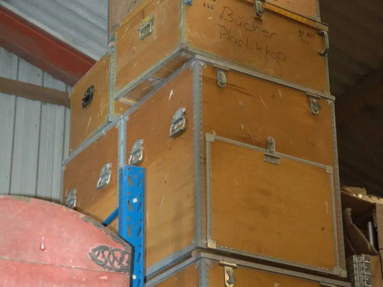 Billede 1 - Opbevarings kasser, tidligere brugt i civilforsvar