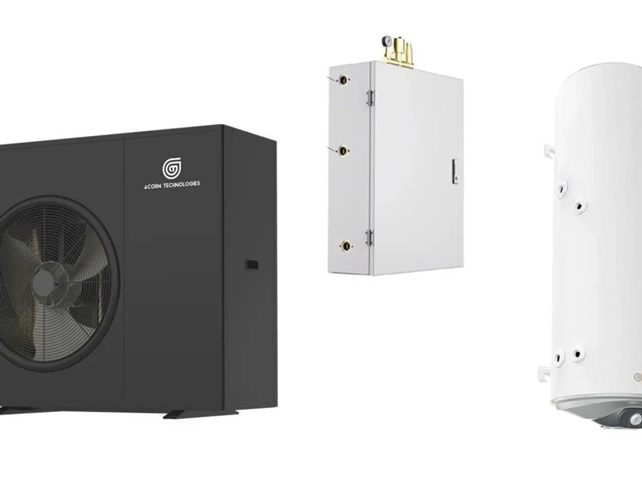Billede 1 - luft/vand varmepumpe 8.4 kW inkl. Hydrobox & varmvandsbeholder