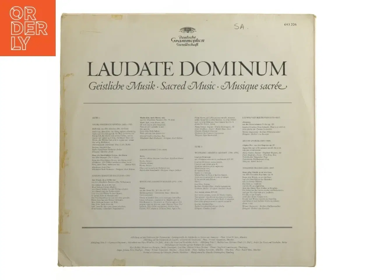 Billede 3 - Laudate Dominum LP fra Deutsche Grammophon