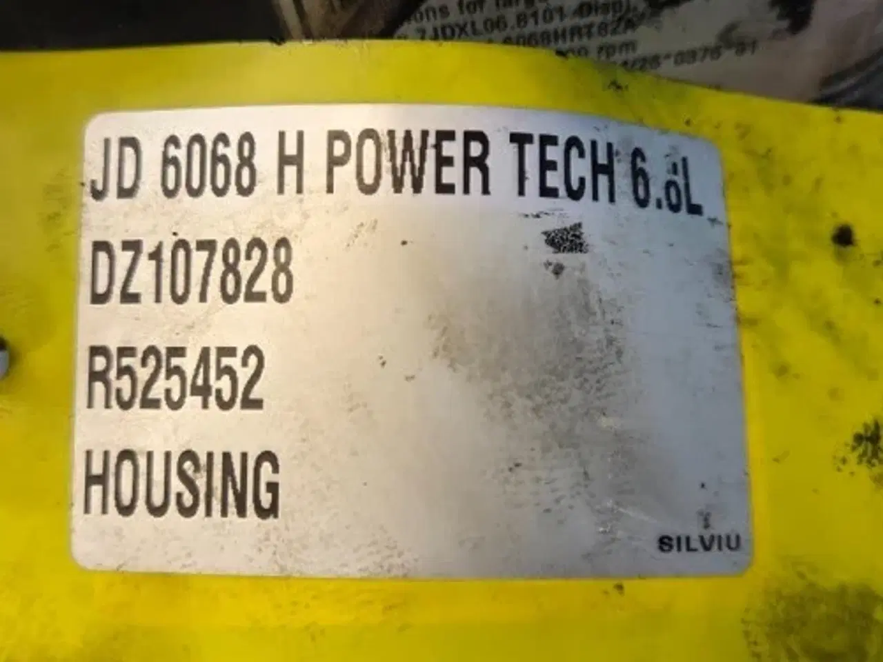 Billede 8 - John Deere  6068   Dæksel   DZ107828