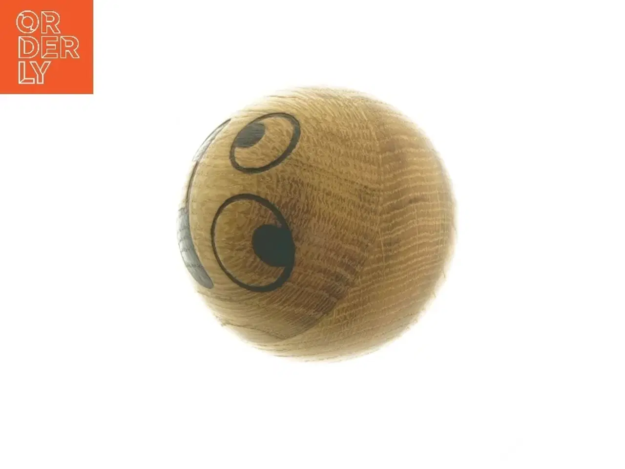 Billede 4 - Træ kugle med smiley ansigt fra Spring Copenhagen (str. Ø 7 cm)