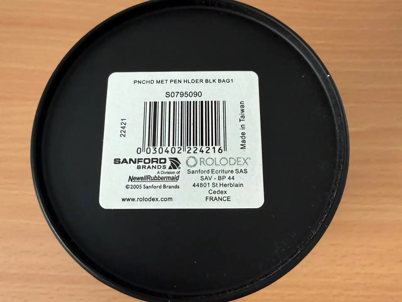 Billede 3 - Penneholder metal sort kuglepenne, blyant, saks
