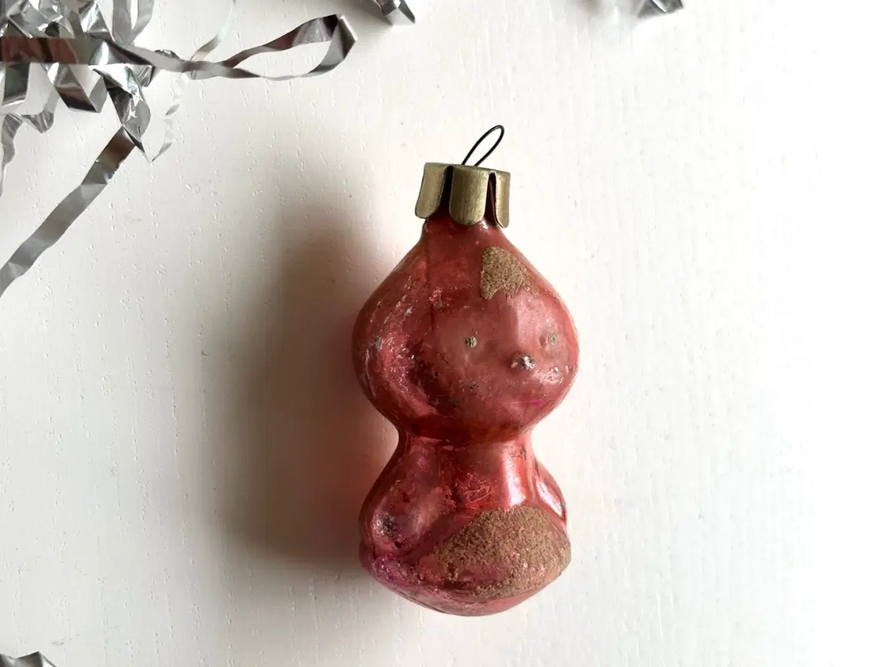 Billede 2 - Vintage ornament, rosa snepige