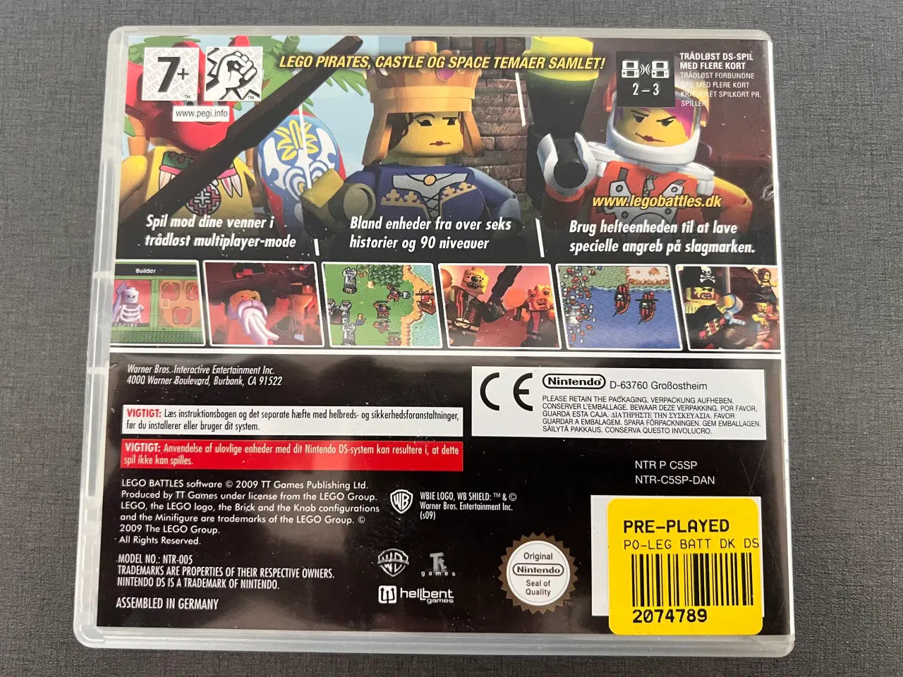 Billede 3 - Nintendo 3ds xl Mario kart 7 + Lego battles.
