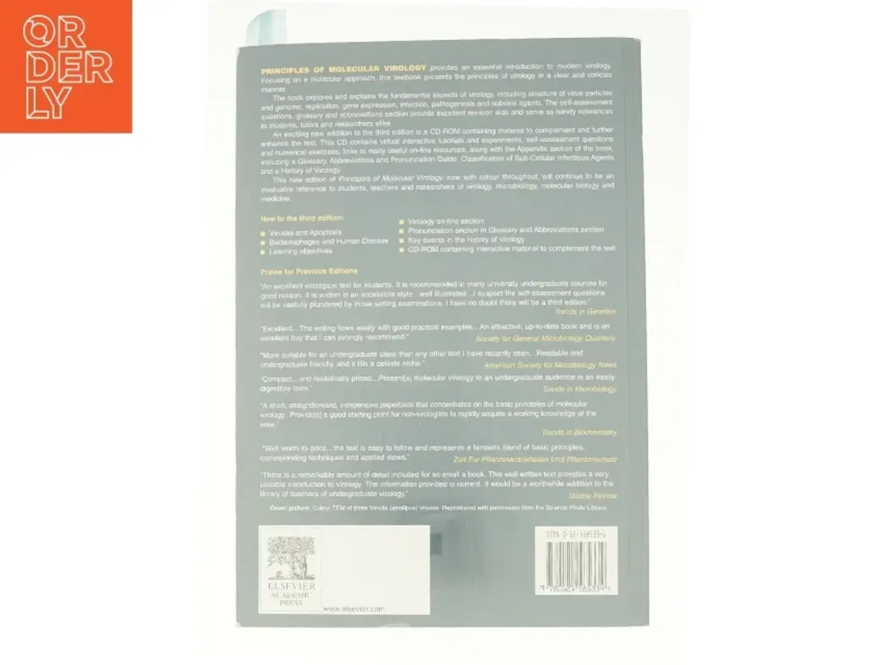 Billede 2 - Principles of Molecular Virology af Alan J. Cann (Bog)