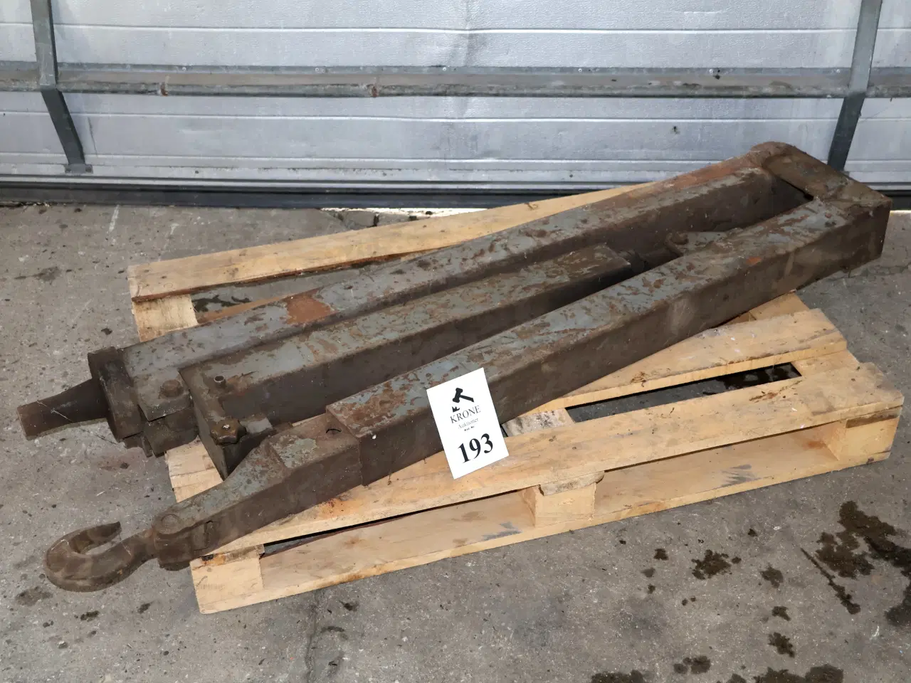 Billede 1 - Hydraulisk kran, ikke afprøvet, stand ukendt.