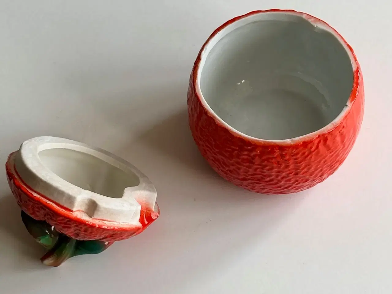 Billede 3 - Lågkrukke, appelsin