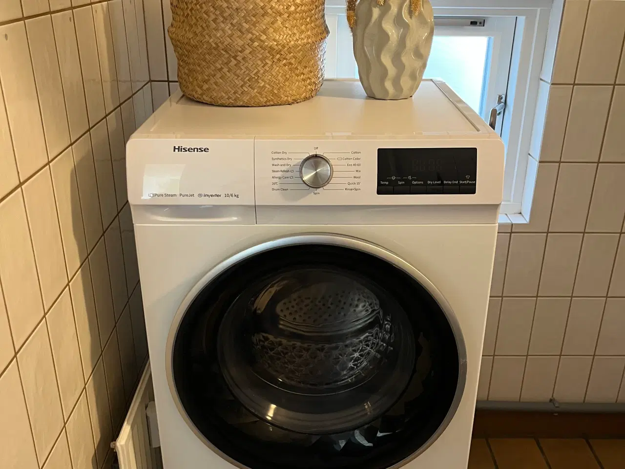 Billede 1 - NY PRIS✨Velholdt vaske-/tørremaskine inkl. stativ