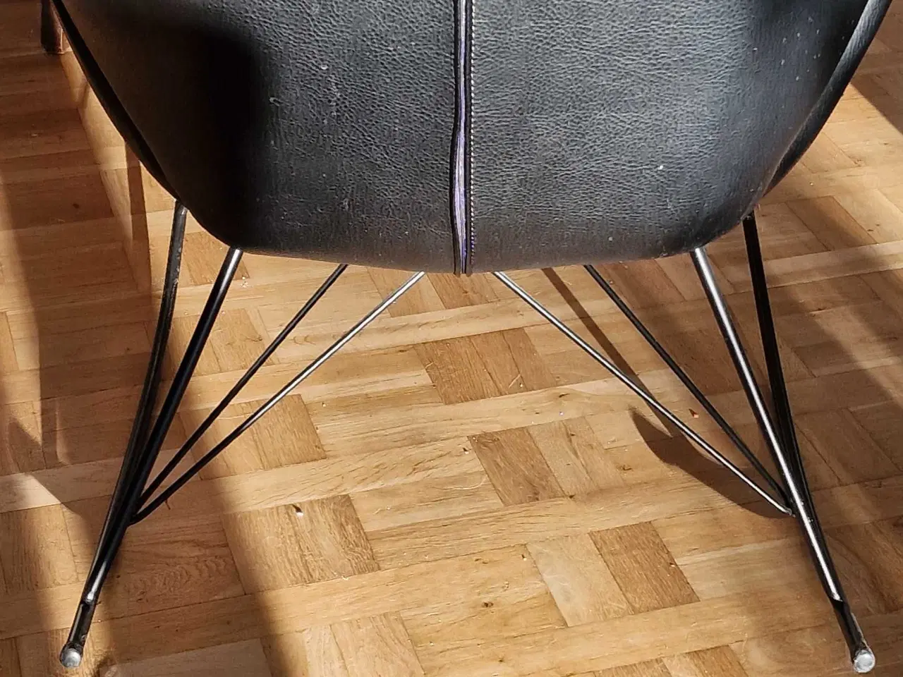 Billede 3 - Gyngestol i læder