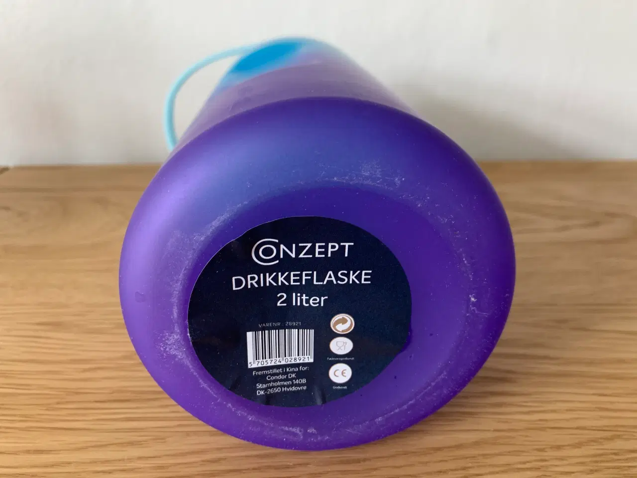 Billede 3 - Conzept motivations drikkeflaske blå/lilla 2L