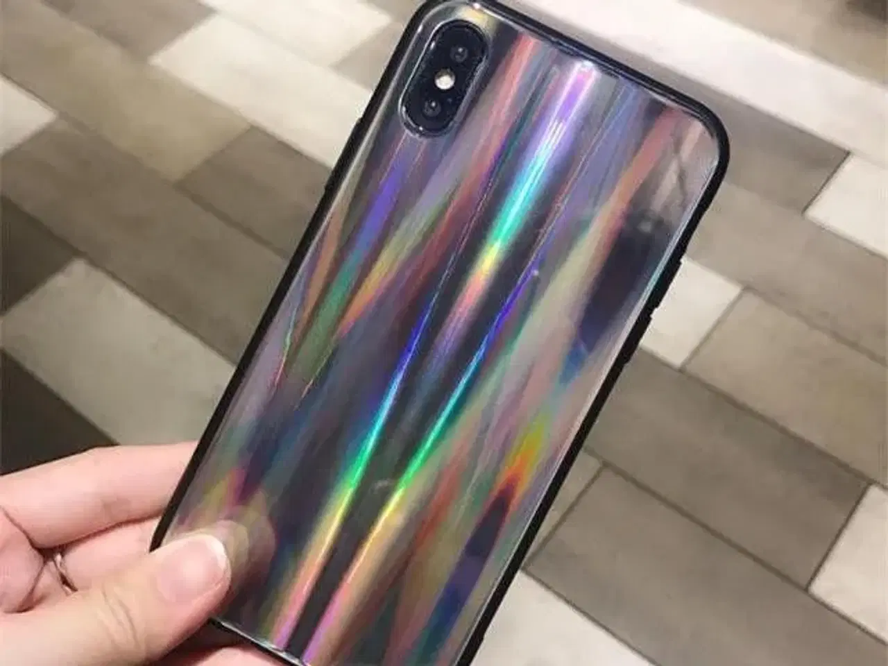 Billede 1 - Holografisk cover iPhone X el XS