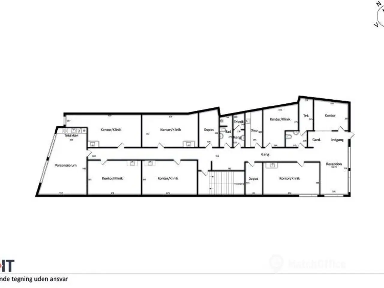 Billede 15 - Kontor- / kliniklokaler centralt i Skive - i alt ca. 414 kvm
