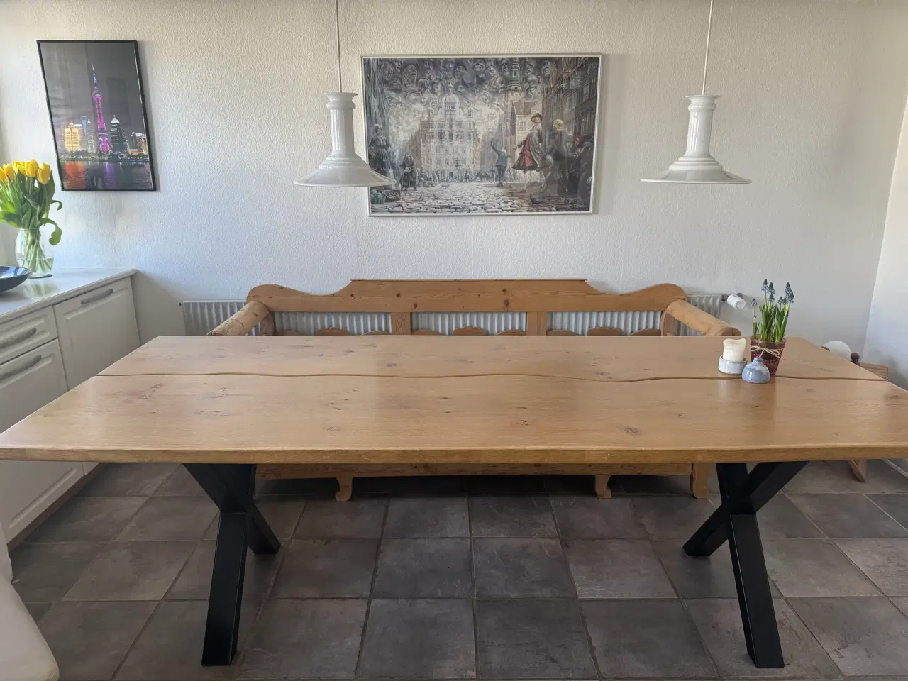 Billede 1 - Plankebord i eg