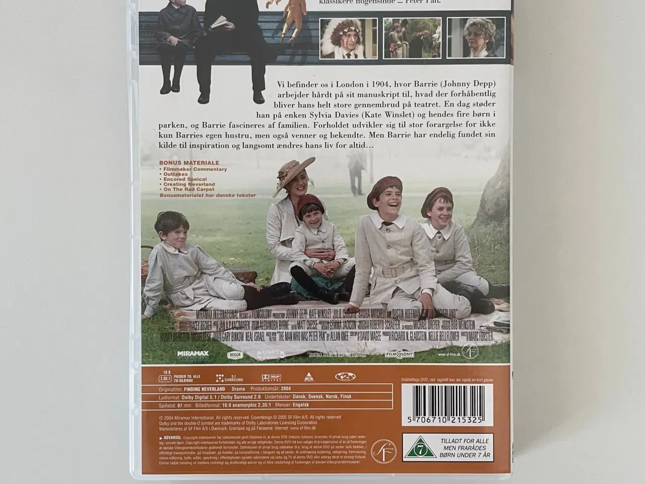 Billede 2 - DVD Finding Neverland