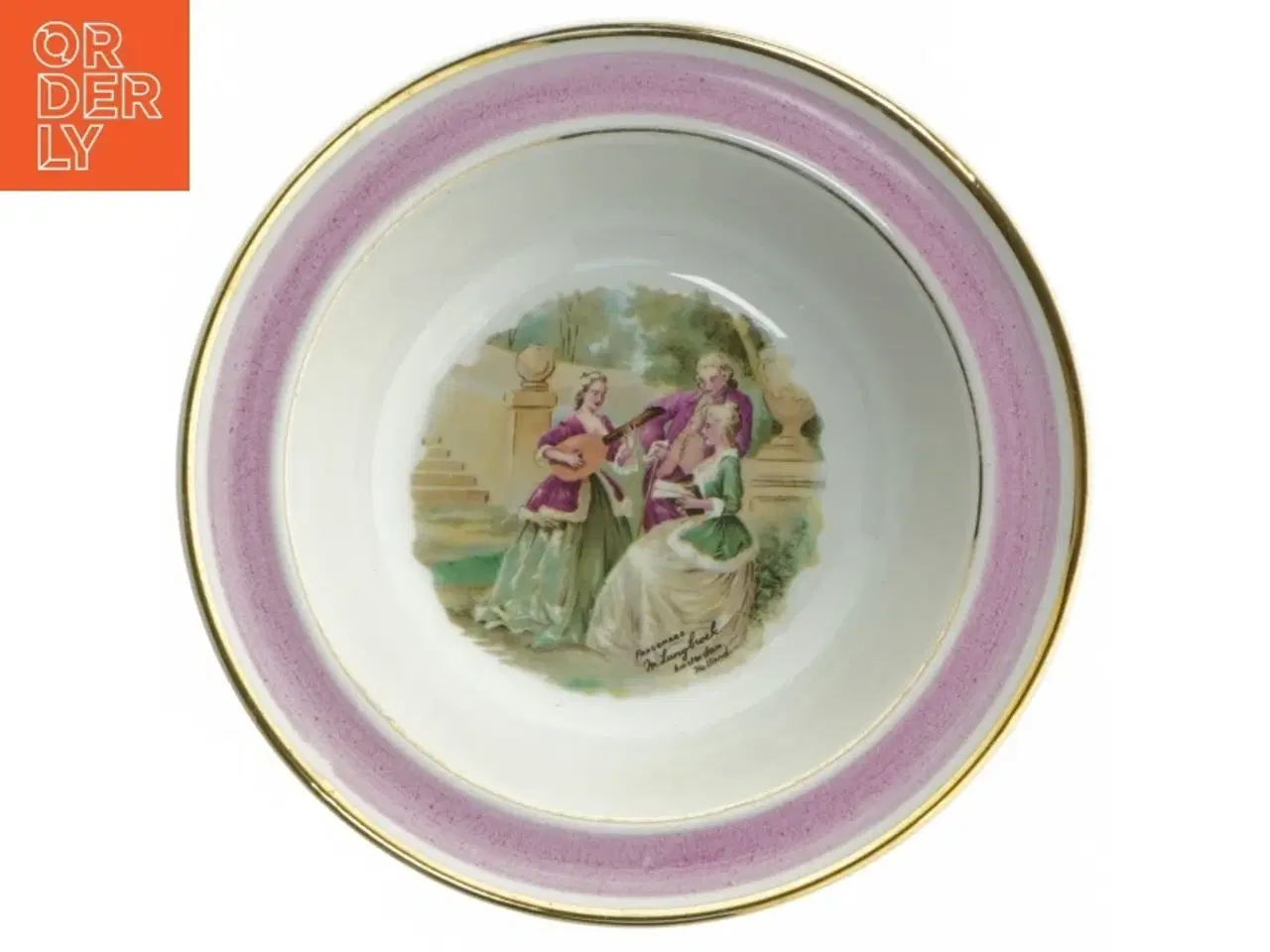 Billede 3 - Dekorative platter med rokokomotiver fra Arabia (str. Ø. 17. cm. 6 styk)