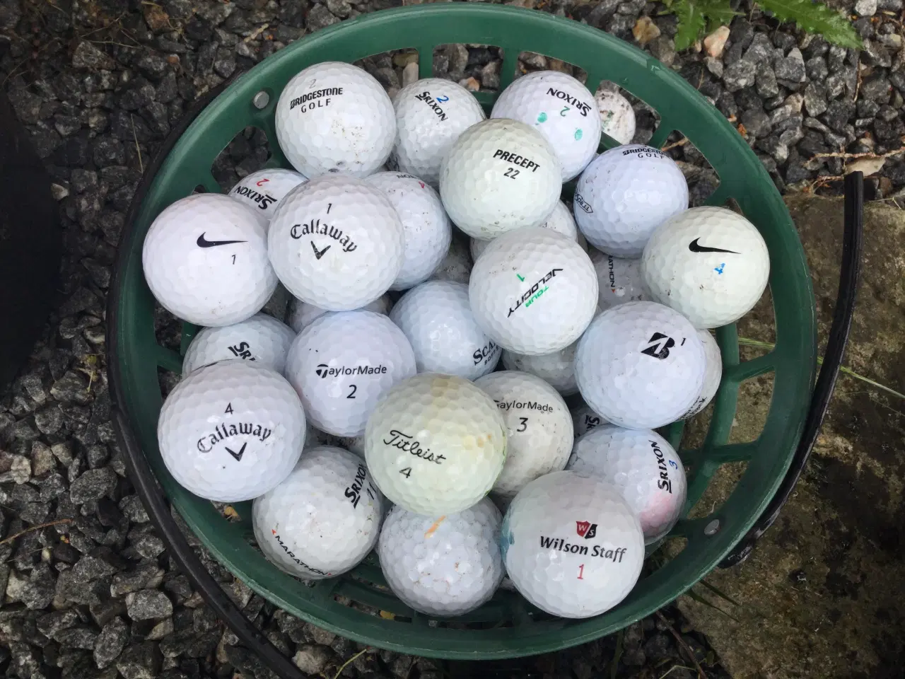 Billede 1 - Golfbolde, blandede søbolde, 100stk. 