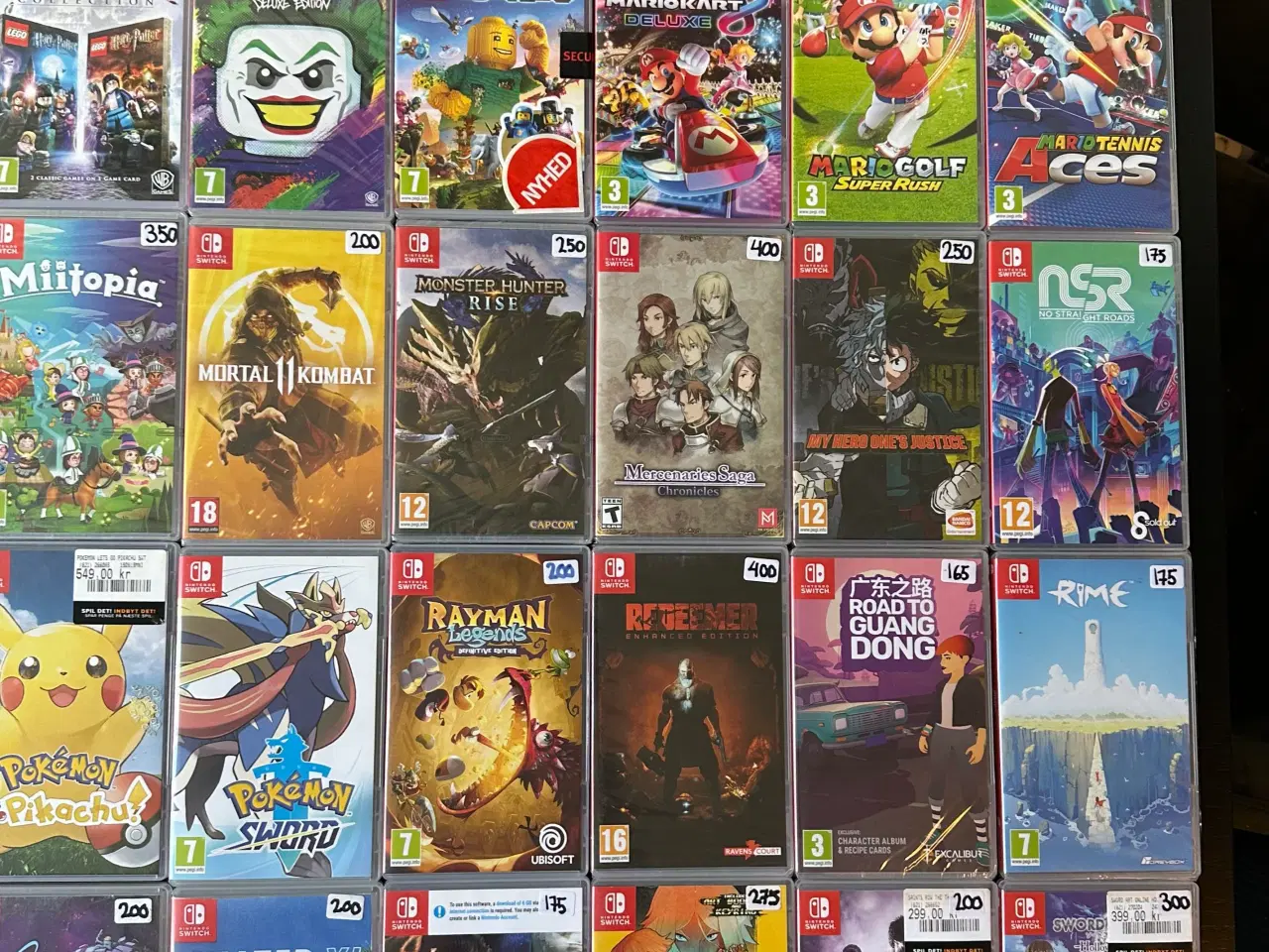 Billede 8 - Seperate Priser! 100 stk Nintendo Switch Spil