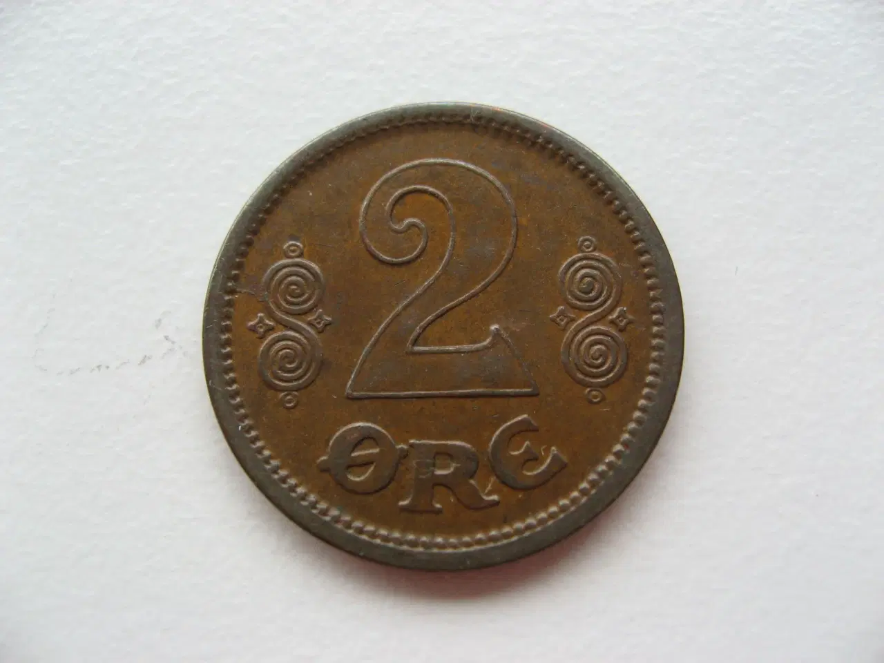 Billede 2 - Særdeles flot bronze 2 øre 1913, den gode